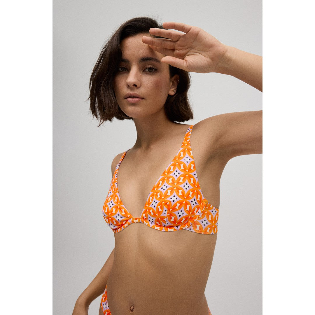 Ysabel Mora Beachwear Top Bikini A Triangolo Con Ferretto Donna - 82849