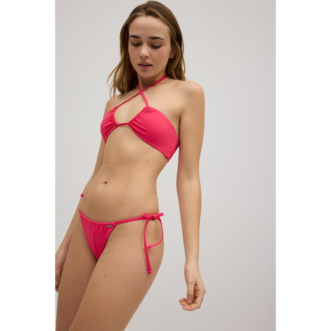 Ysabel Mora Beachwear Slip Slip Brasiliano Annodato Regolabile - 82866