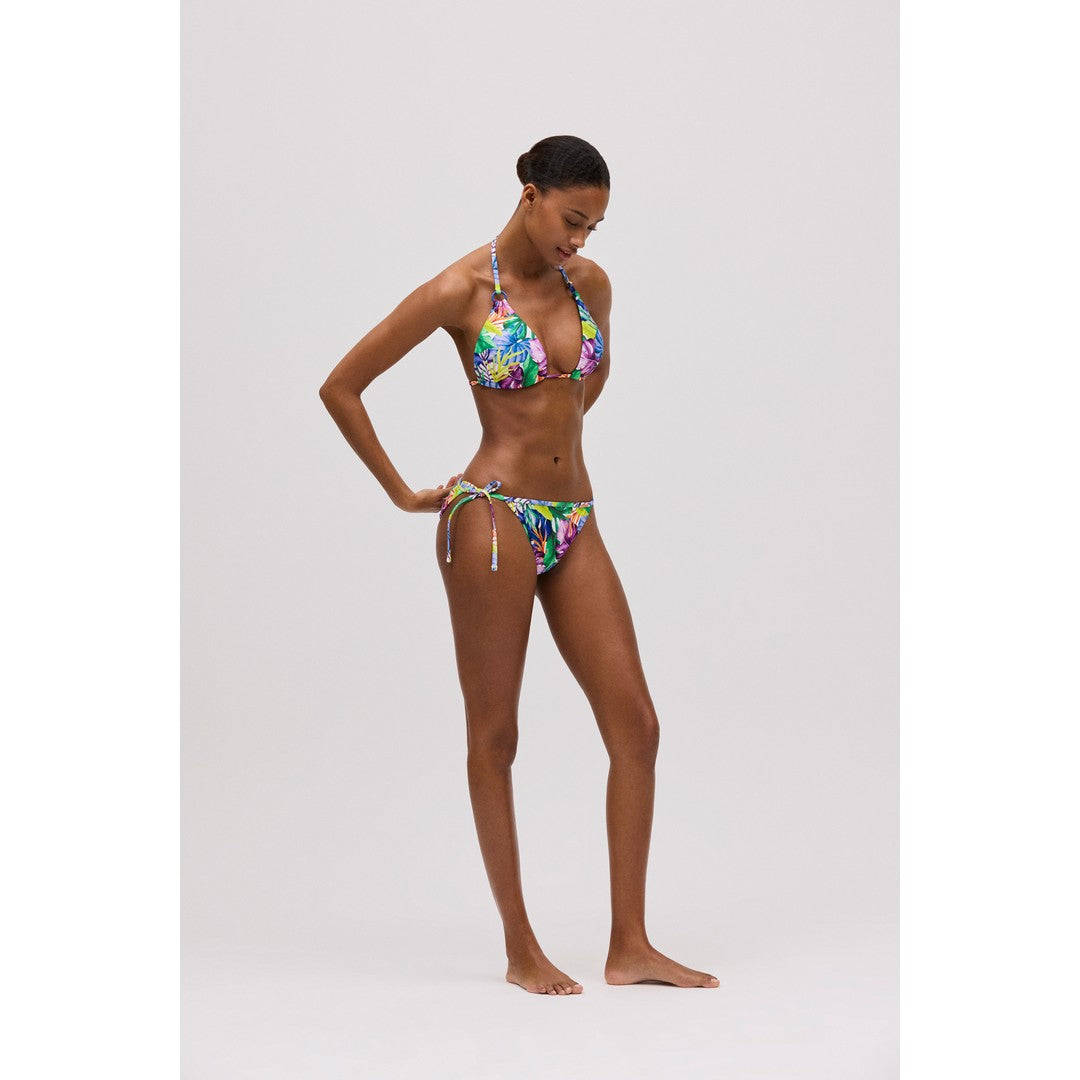 Ysabel Mora Beachwear Slip Bikini Allacciato Con Stampa Donna - 83012