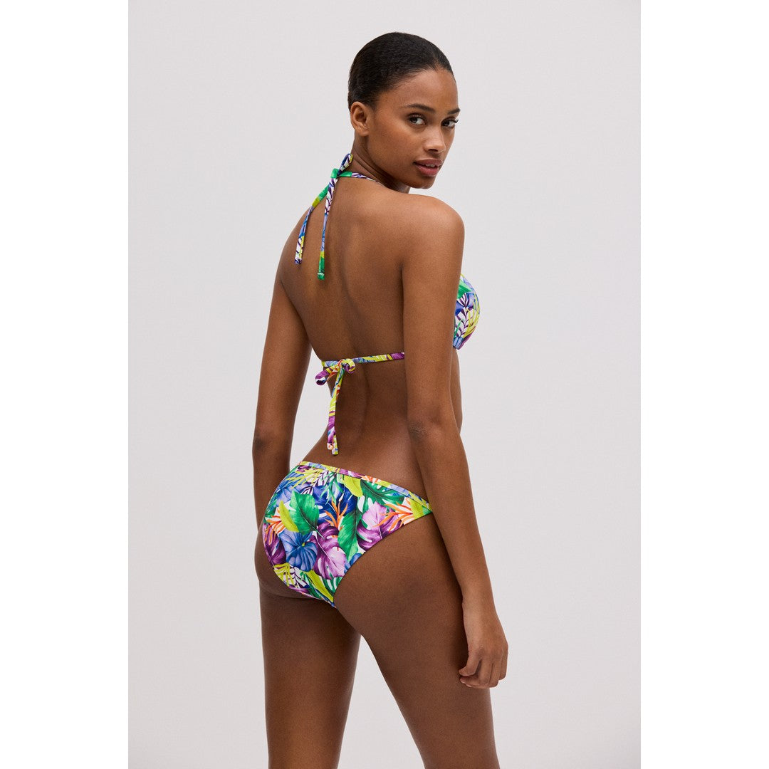 Ysabel Mora Beachwear Slip Bikini Allacciato Con Stampa Donna - 83012