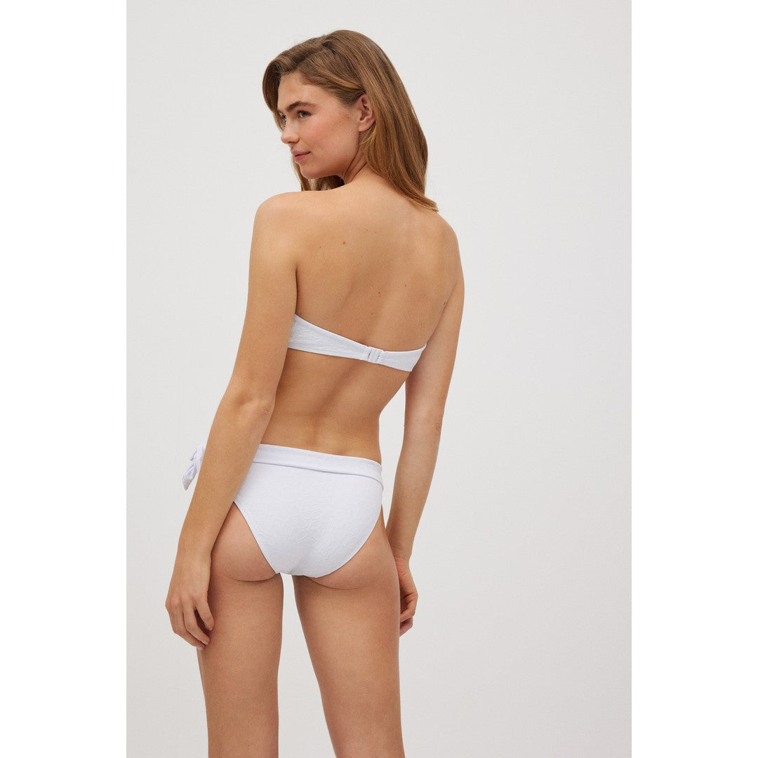 Ysabel Mora Beachwear Set Bikini Donna testurizzato con fascia e slip - 83044