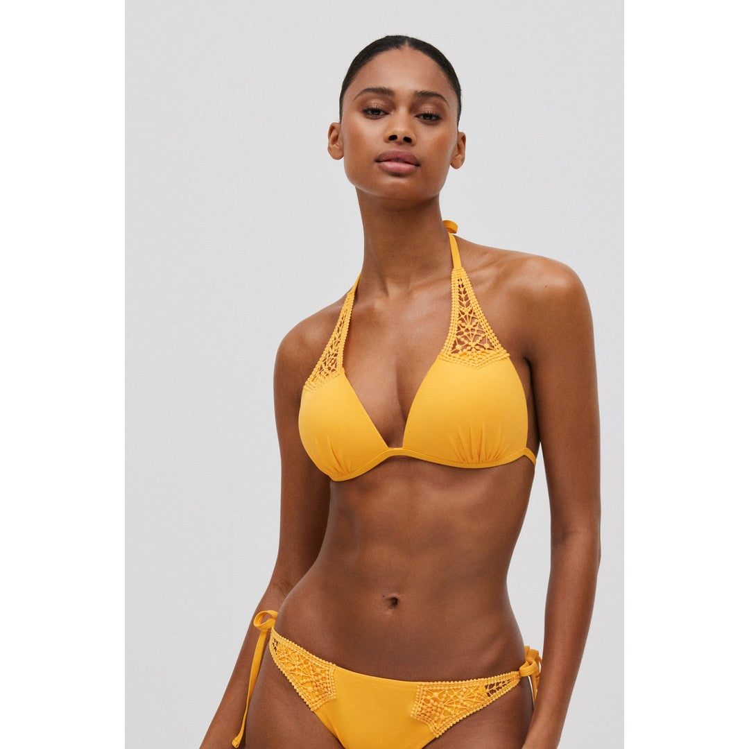 Ysabel Mora Beachwear Top Triangolo Con Push-Up Uncinetto Donna - 83131