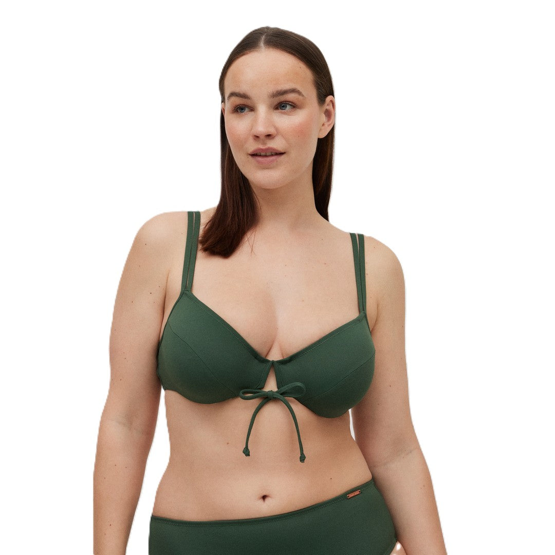 Ysabel Mora Beachwear Top Bikini Riducente In Micropiqué Con Ferretto Donna - 83