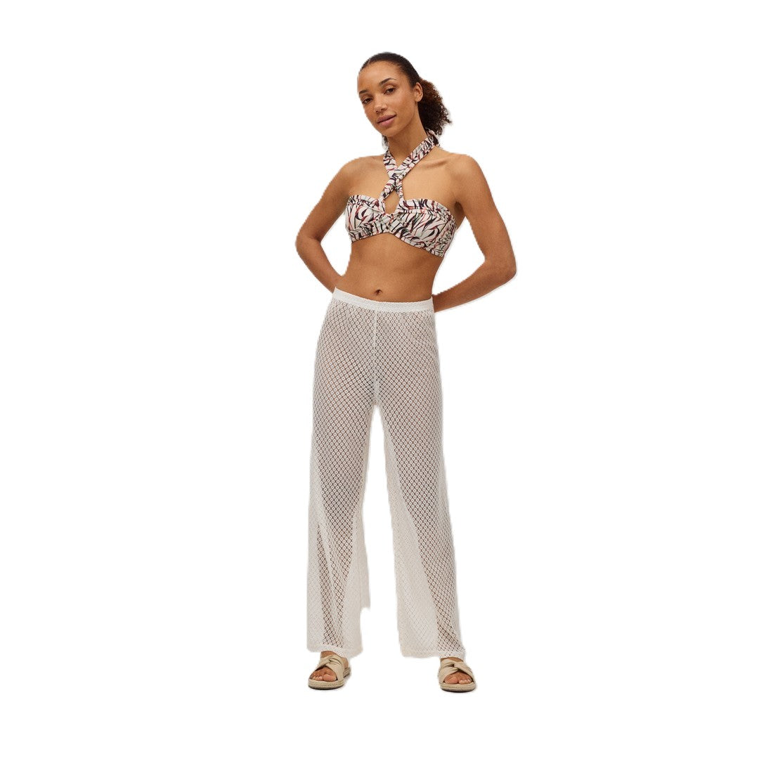 Ysabel Mora Beachwear Pantaloni Lunghi In Tessuto Traforato Donna - 86112