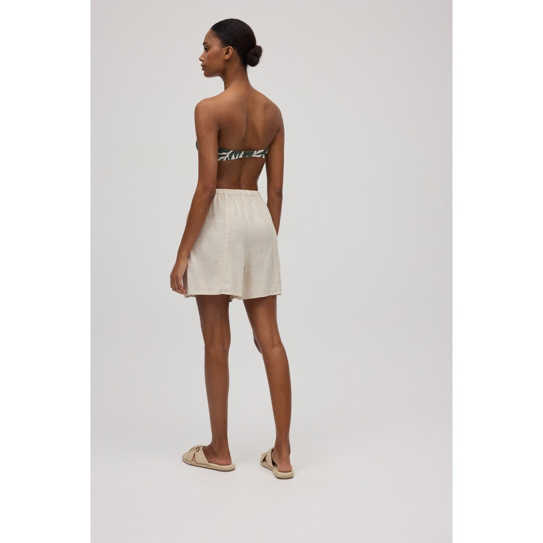 Ysabel Mora Beachwear Pantaloncini Di Lino Donna - 86169