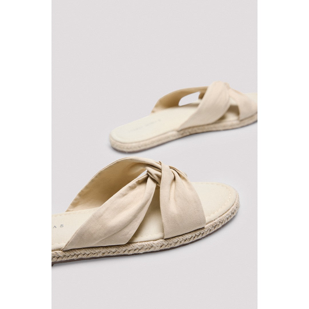 Ysabel Mora Beachwear Sandali Flat Donna In Tessuto Donna - 86197