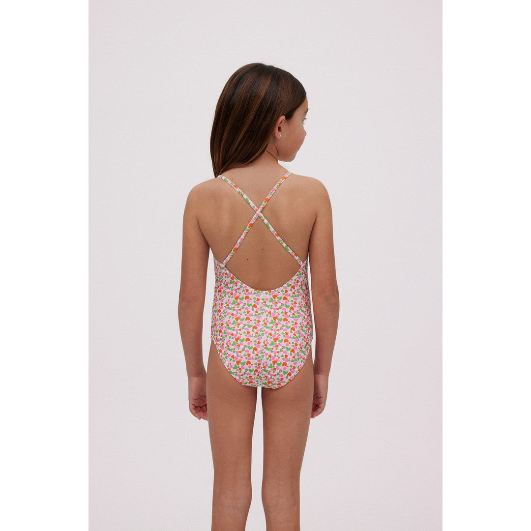 Ysabel Mora Beachwear Costume Da Bagno Per Bambina Intero - 95114