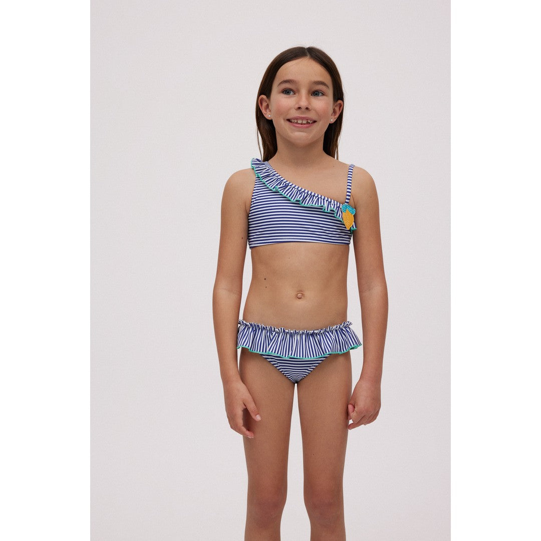 Ysabel Mora Beachwear Costume Slip Bimba Con Stampa - 95119