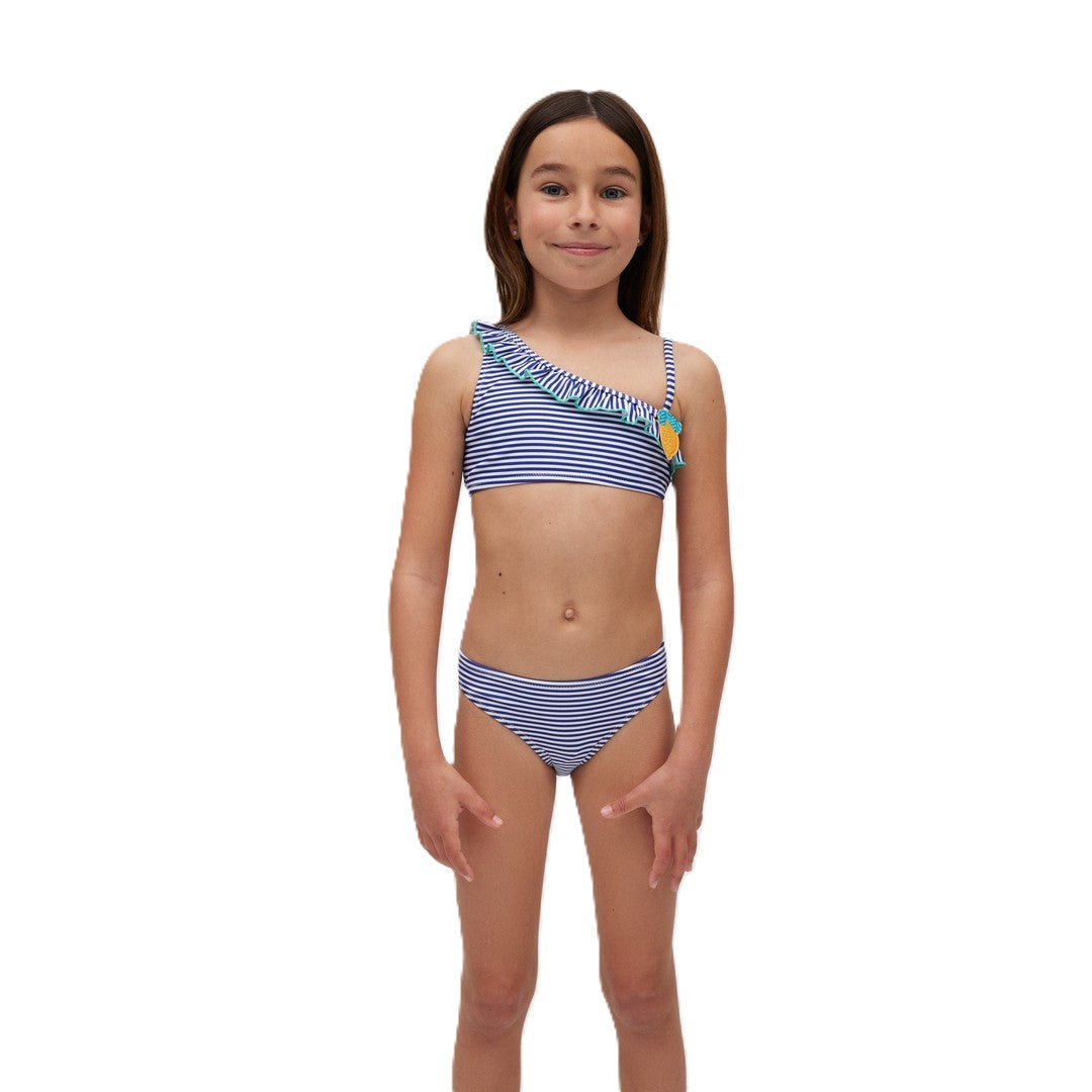 Ysabel Mora Beachwear Set Bikini Con Volant Bambina - 95121