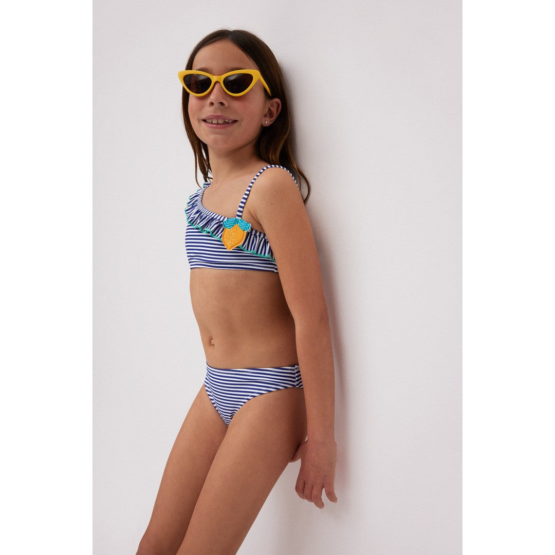 Ysabel Mora Beachwear Set Bikini Con Volant Bambina - 95121