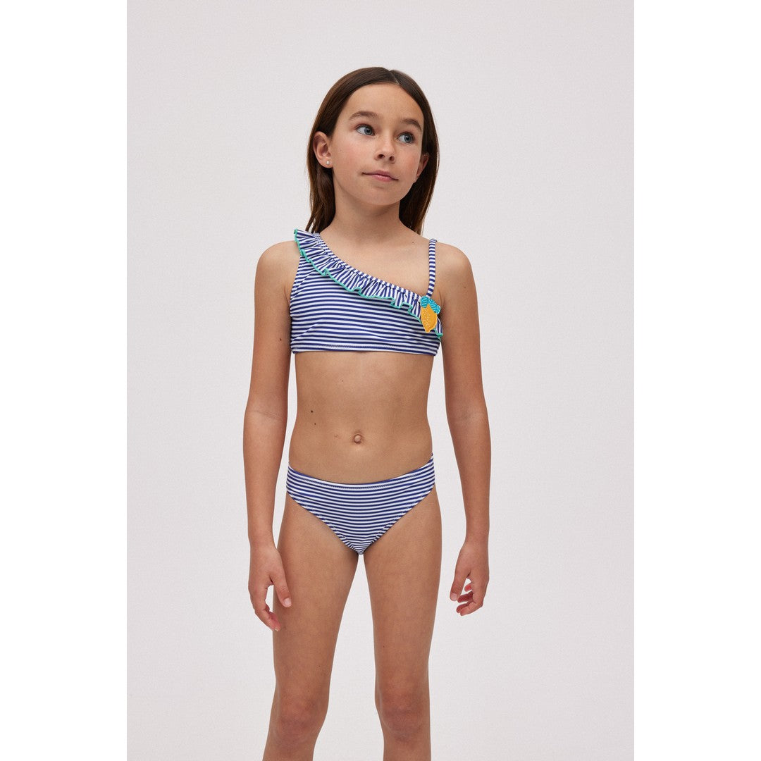 Ysabel Mora Beachwear Set Bikini Con Volant Bambina - 95121
