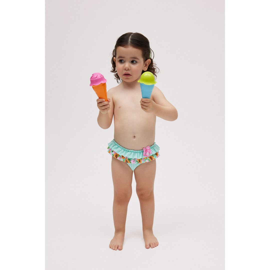 Ysabel Mora Beachwear Costume Slip Bimba Con Stampa - 95130