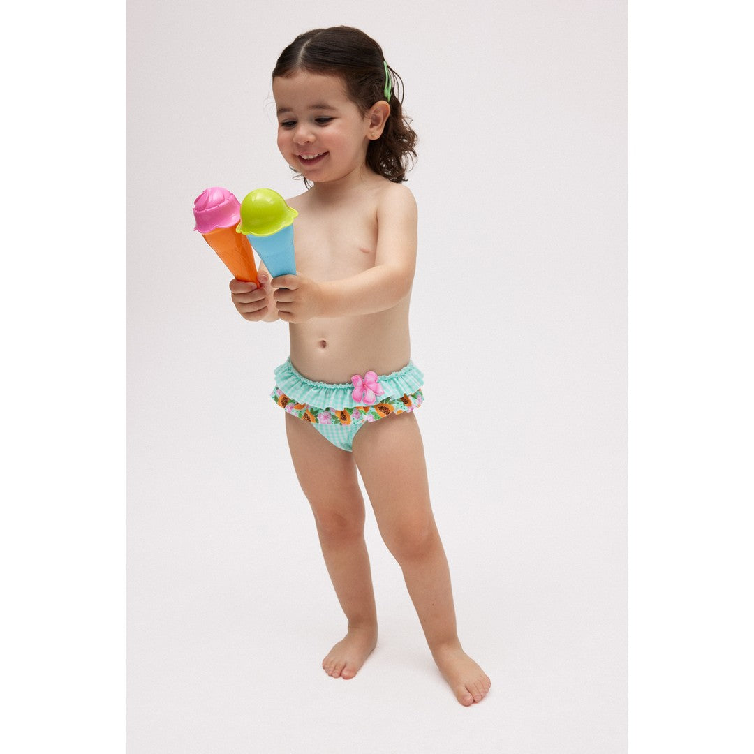 Ysabel Mora Beachwear Costume Slip Bimba Con Stampa - 95130