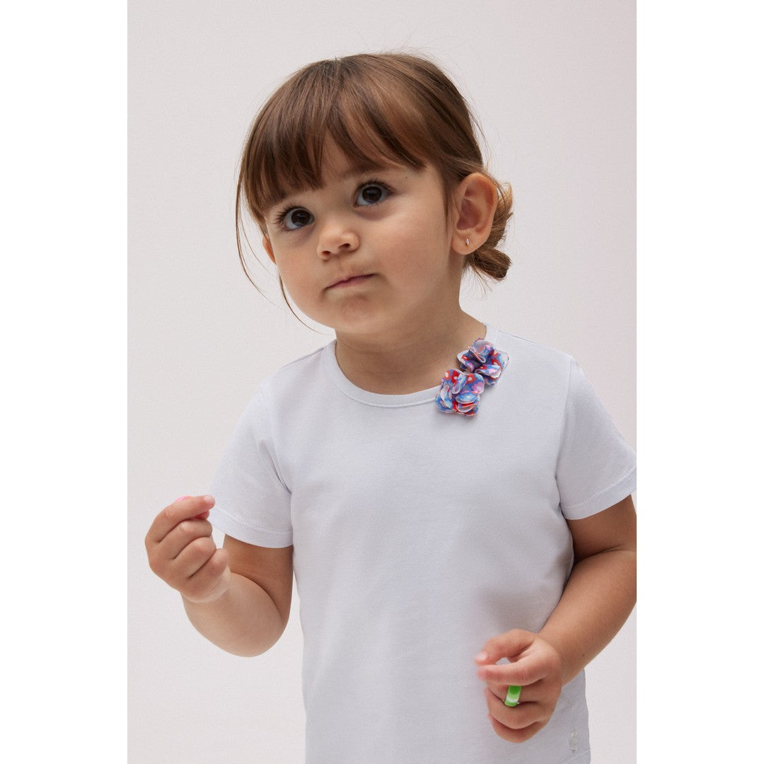 Ysabel Mora Beachwear Completo Bambina Costume Slip E Maglietta - 97072