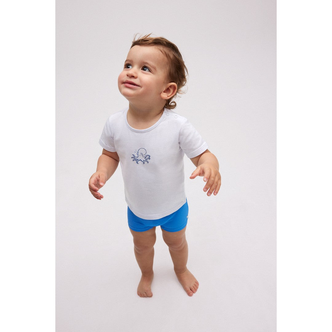 Ysabel Mora Beachwear Completo Bambino Costume Boxer E Maglietta - 97078