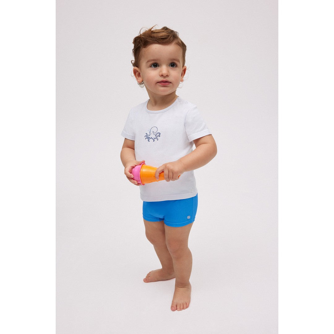 Ysabel Mora Beachwear Completo Bambino Costume Boxer E Maglietta - 97078