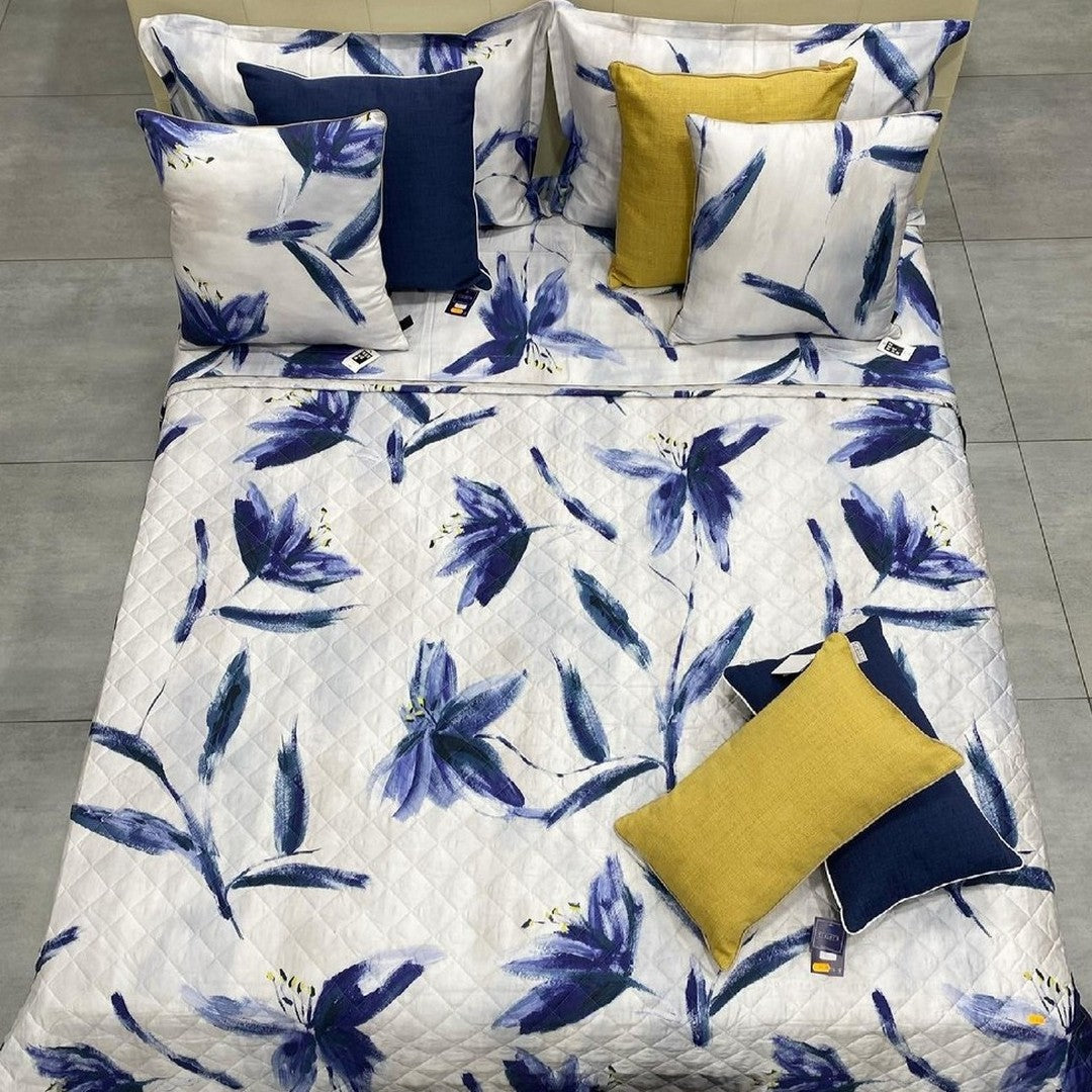Reever Quilt in raso di cotone Diva blu LE03030