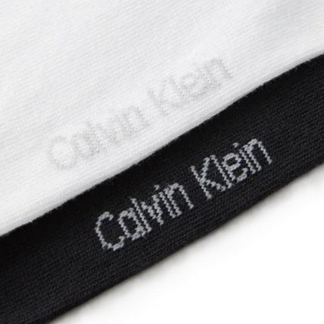 Calvin Klein Uomo 2P Calze Monogram bianco nero 701231387 001 801
