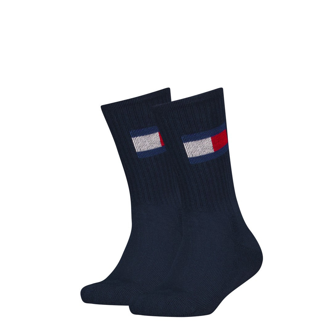 Tommy Hilfiger Kids 2P calza flag blu - 701229940 001