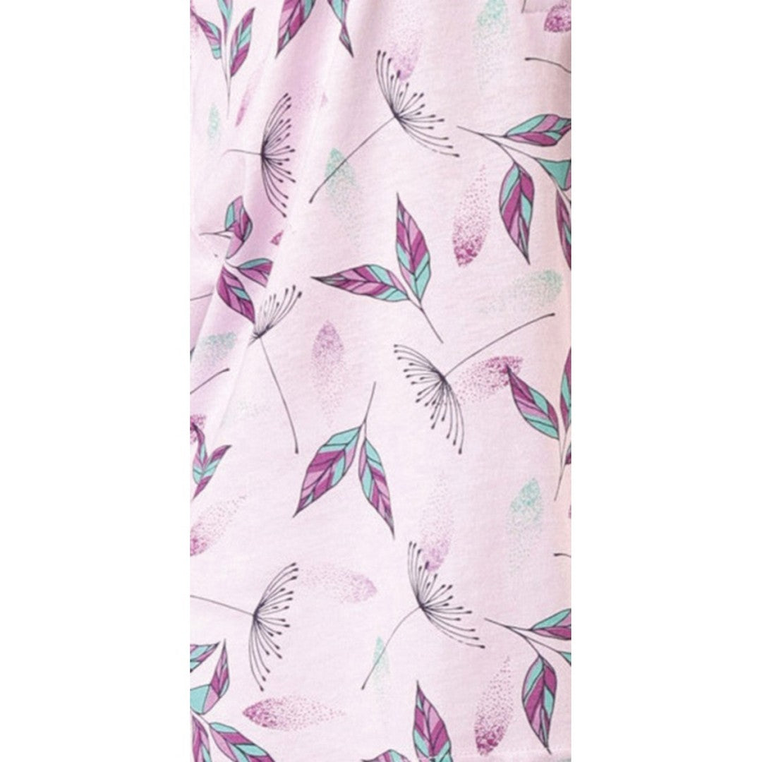 Gary pigiama donna conformato spalla larga con pantaloncino in cotone - Z55039
