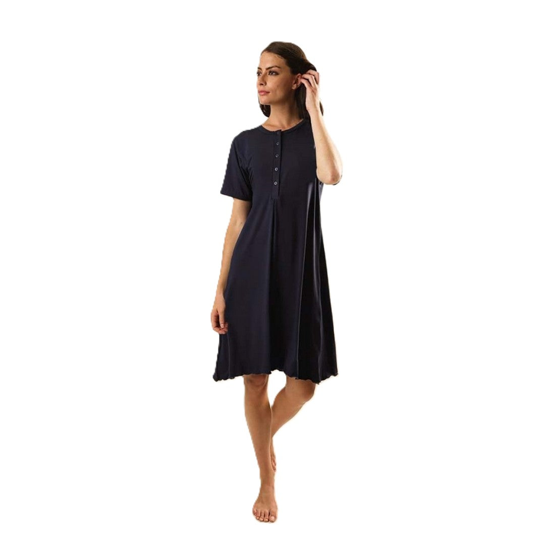 Gary camicia da notte donna manica corta in viscosa - Z55157