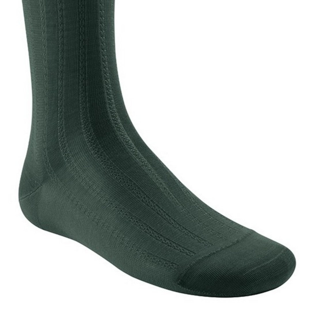 Dublo calza lunga uomo Costa Derby Filoscozia Verde Bottiglia CD 0335 193