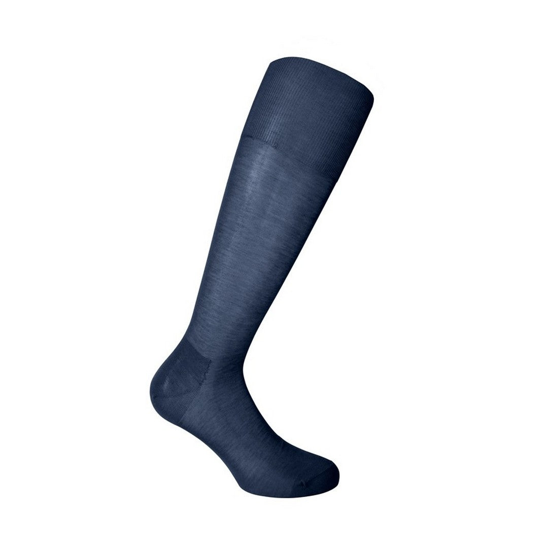 Dublo calza lunga uomo Super Chiffon 1/2 oncia Blu CD 2809S 051