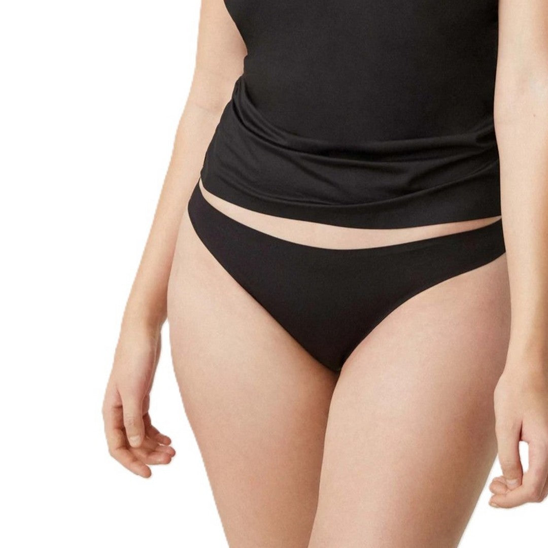Ysabel Mora Slip donna in pizzo floreale Invisibile taglio laser 19670 Nero