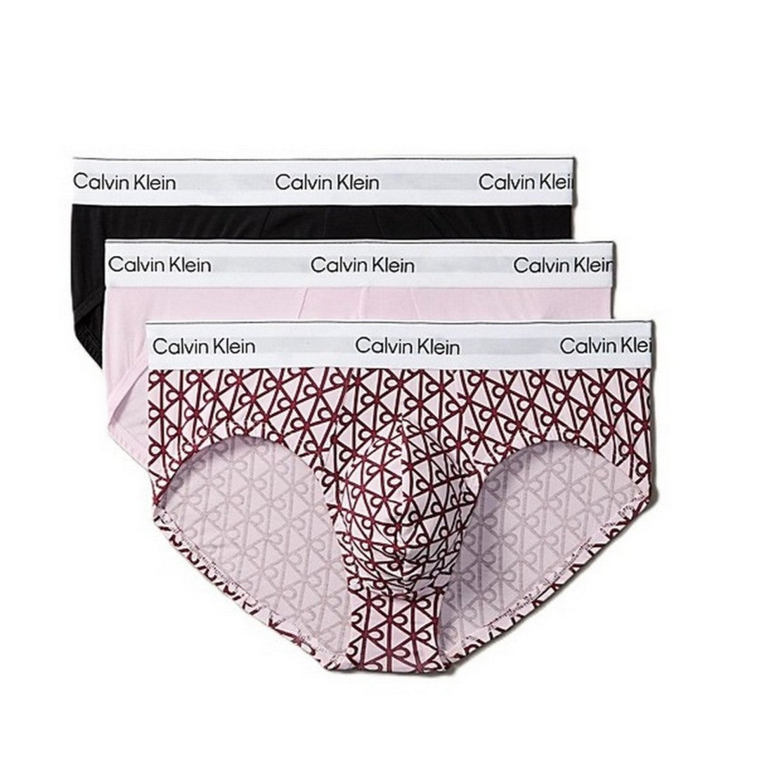Calvin Klein Slip Uomo Hip Brief Icon Cotton Stretch 3 Pack