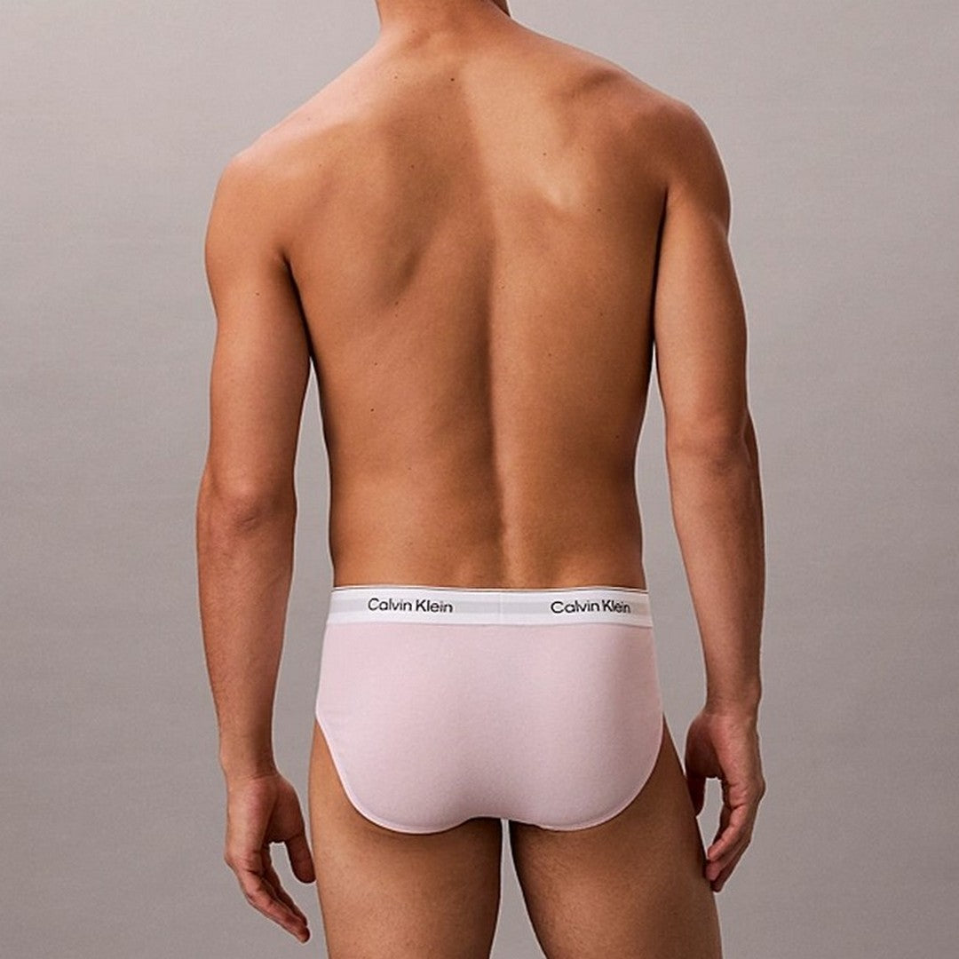 Calvin Klein Slip Uomo Hip Brief Icon Cotton Stretch 3 Pack
