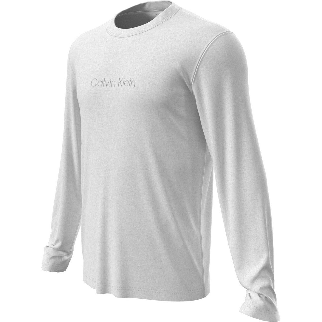 Calvin Klein Set Pigiama Uomo Manica Lunga E Pantaloni In Popeline Di Cotone