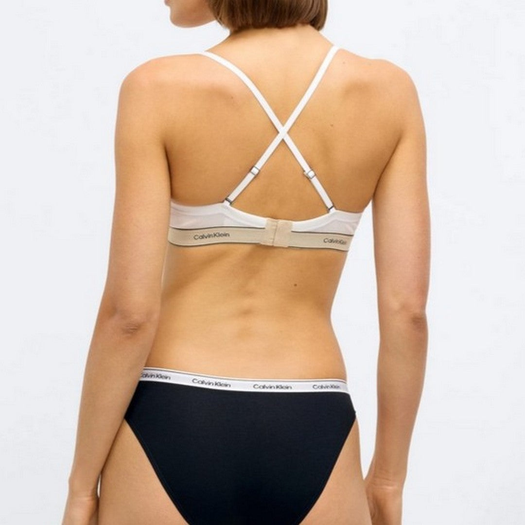 Calvin Klein Push-Up Donna Con Scollatura Profonda Minimalist Mesh LV00QF8452100