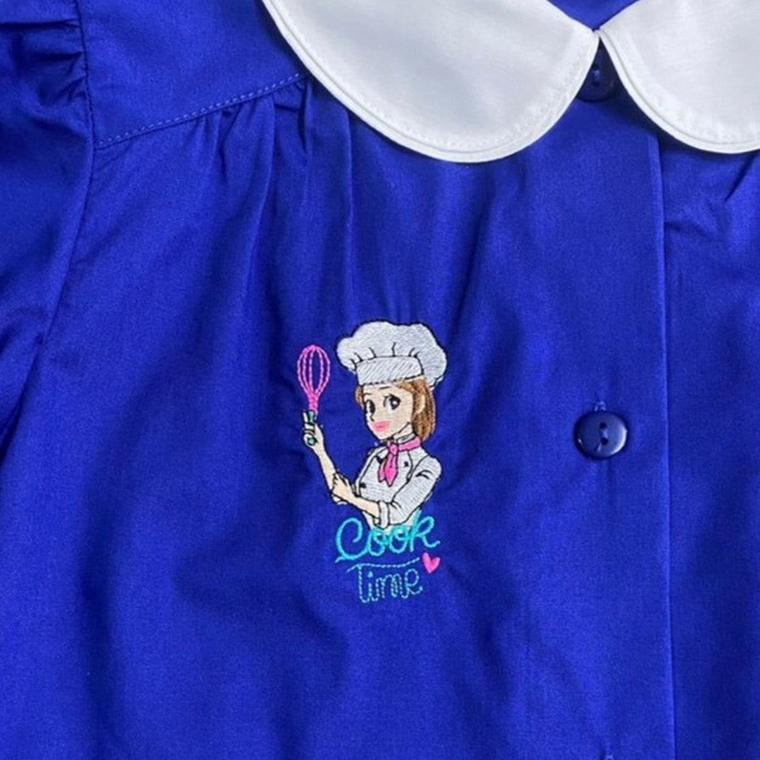 Siggi Happy School Grembiule Scuola Bambina Con Bottoni