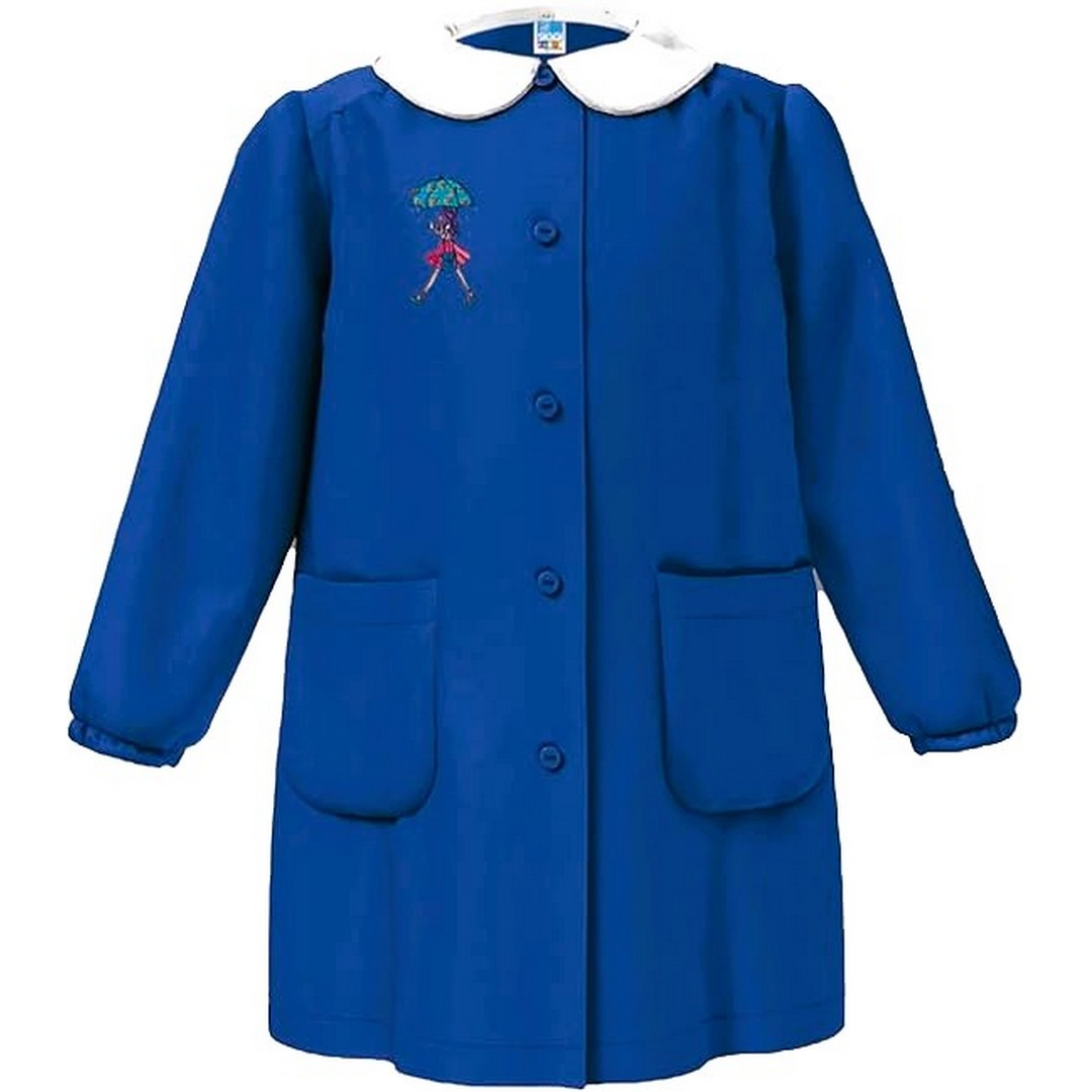 Siggi Happy School Grembiule Scuola Bambina Con Bottoni