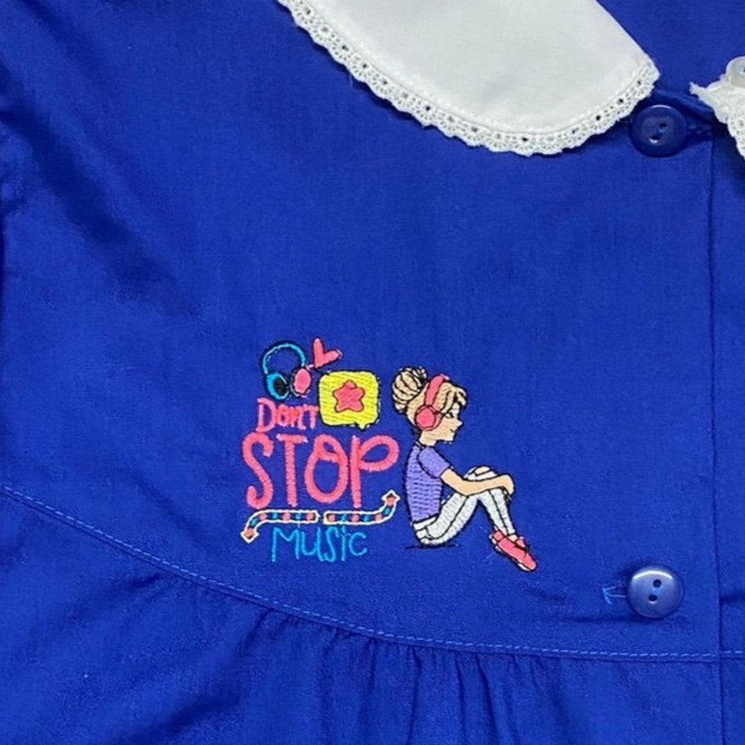 Siggi Happy School Grembiule Scuola Bambina Con Bottoni