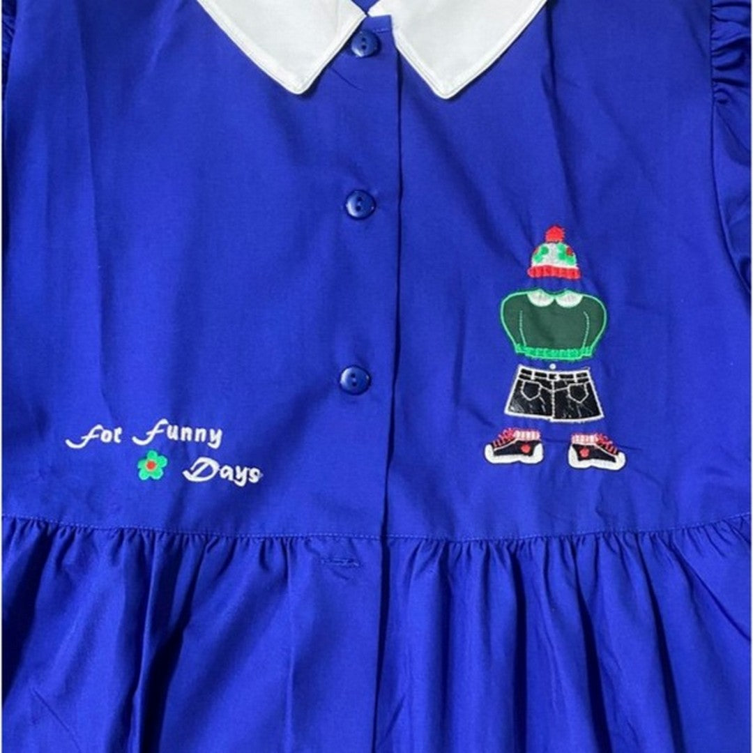 Siggi Happy School Grembiule Scuola Bambina Con Bottoni