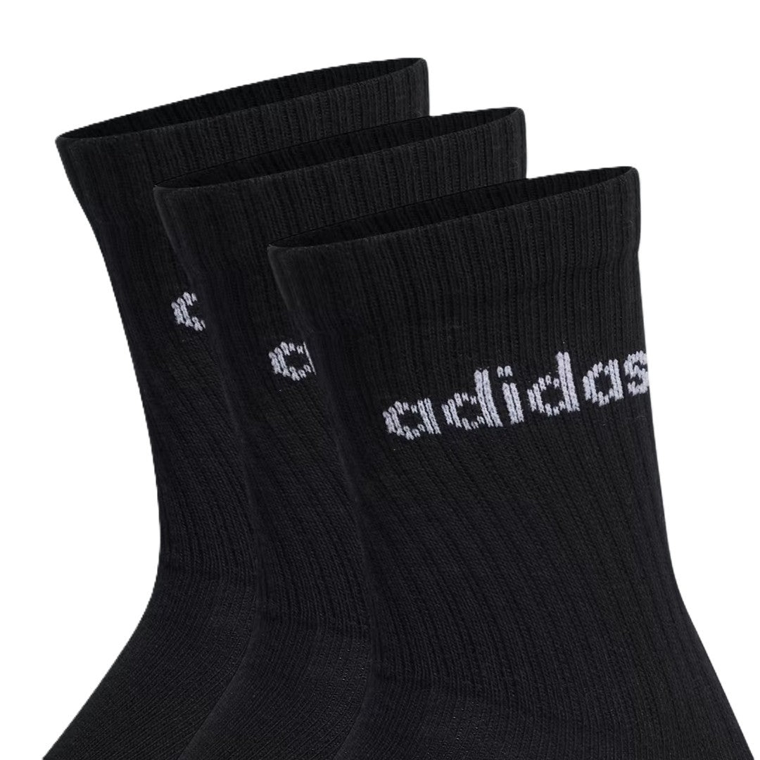 Adidas Calze Linear Cushioned (3 paia) Adidas HT3455 Nero