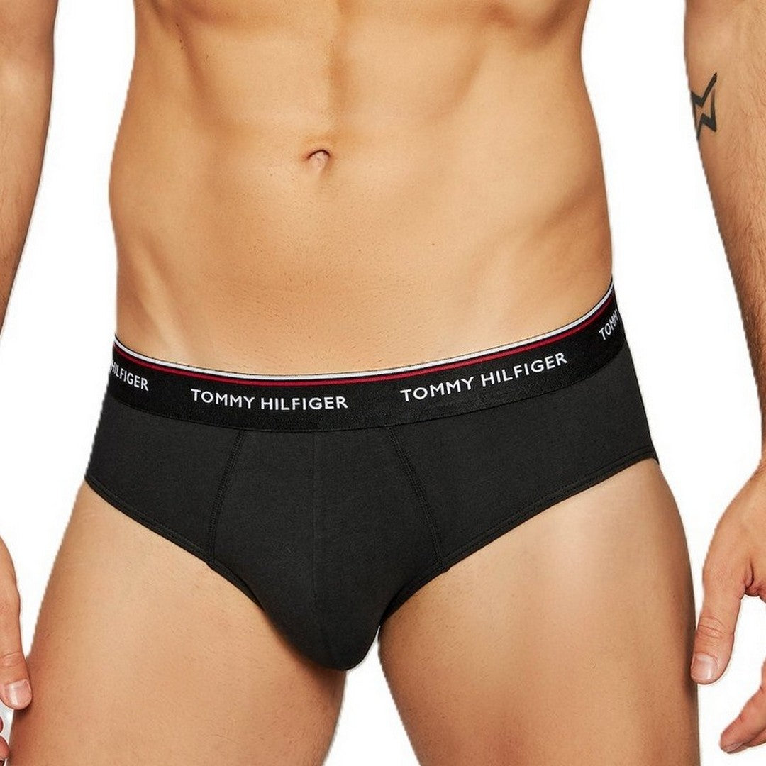 Tommy Hilfiger Slip Uomo 3Pack Premium Essential Cotton Stretch 1U87903766 990