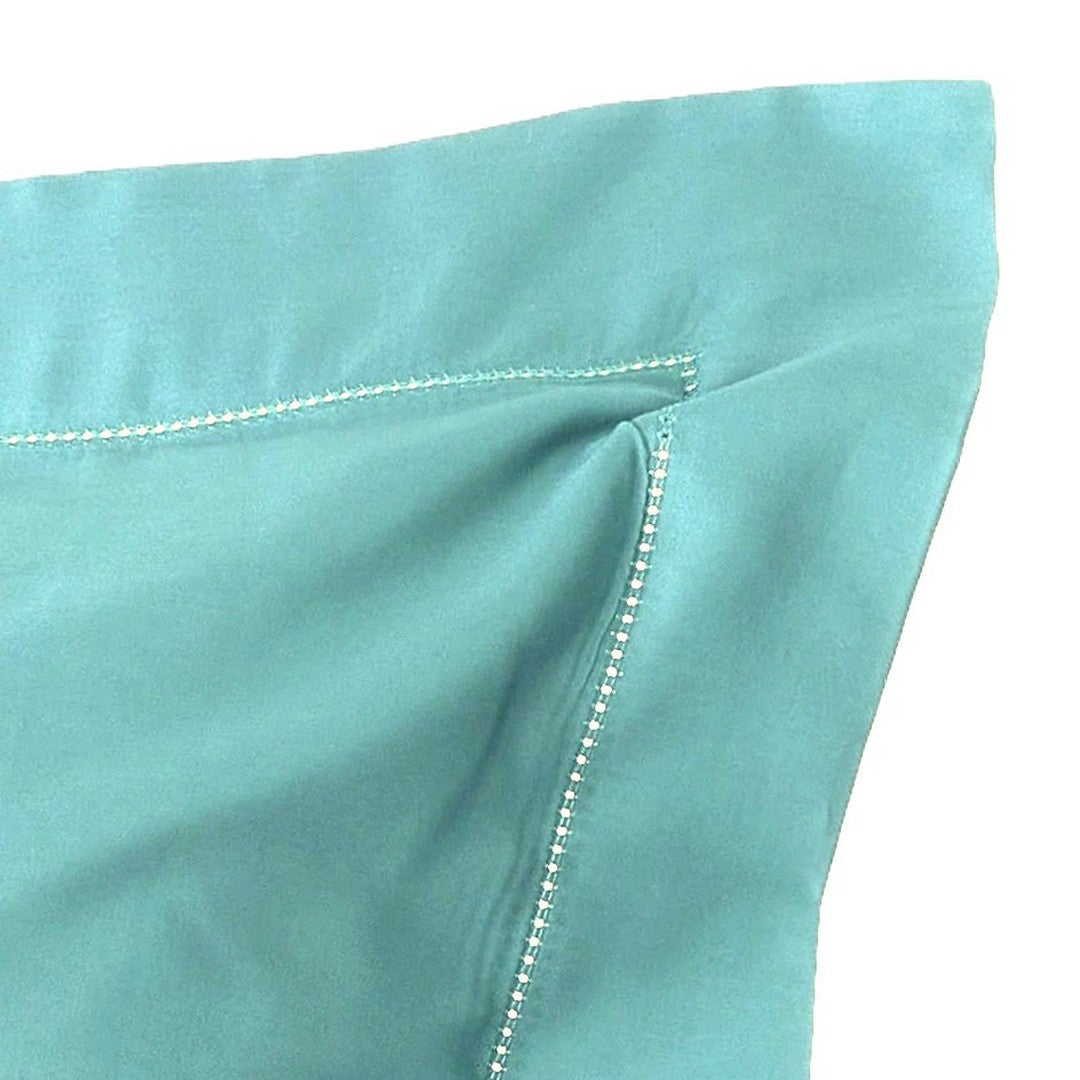 Maestri Cotonieri Home Coppia Federe in Raso di Cotone orlo a giorno