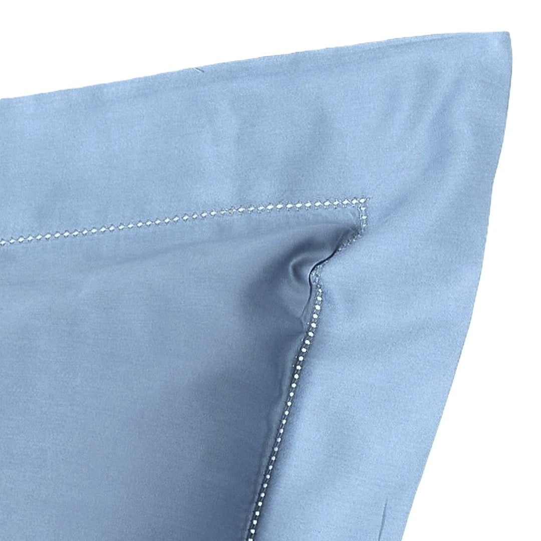 Maestri Cotonieri Home Coppia Federe in Raso di Cotone orlo a giorno