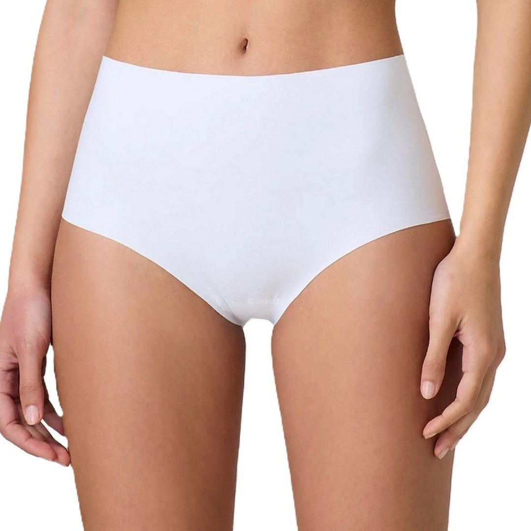 Jadea Slip alto donna taglio Laser bianco