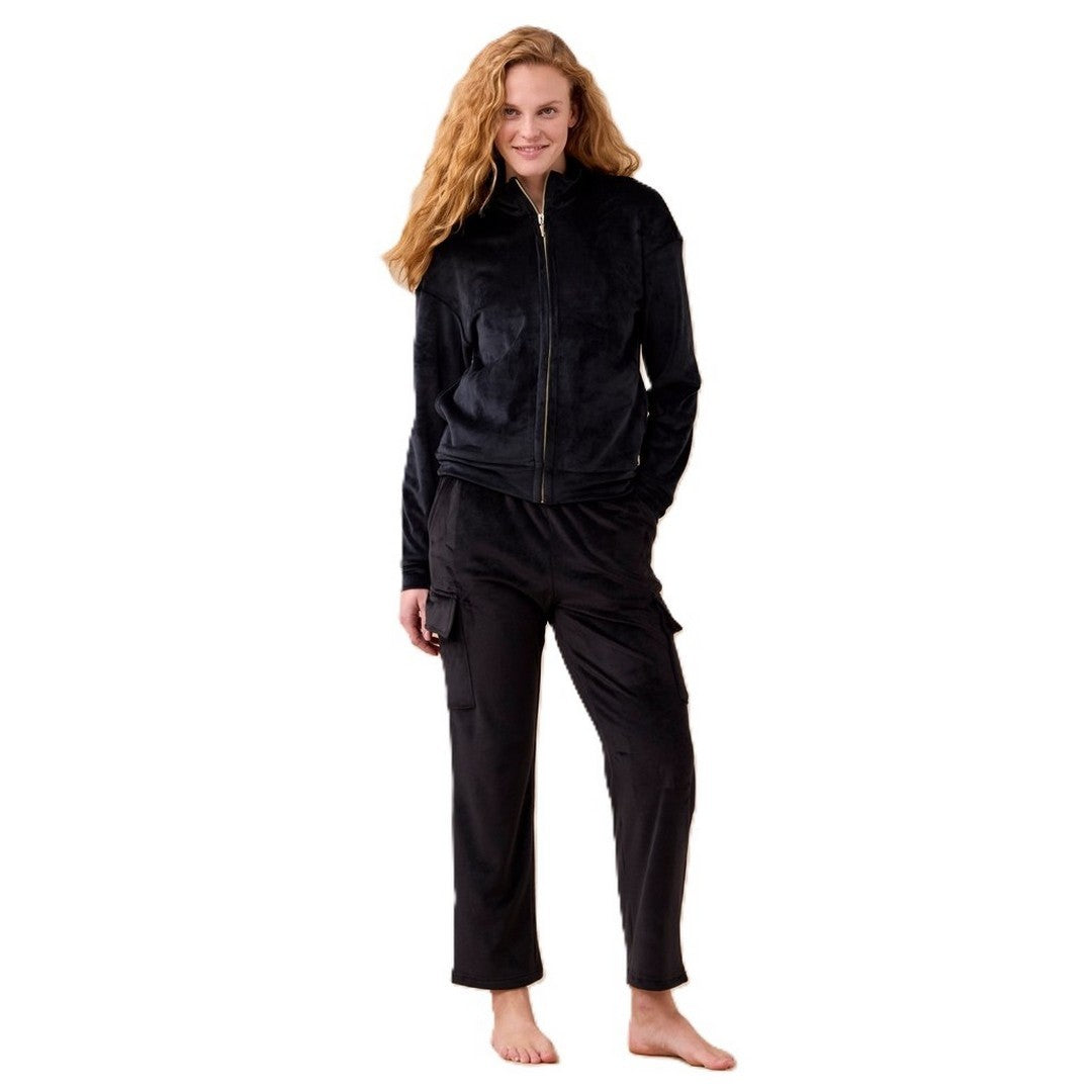 Noidinotte Completo Donna Ciniglia con Zip - FA009353