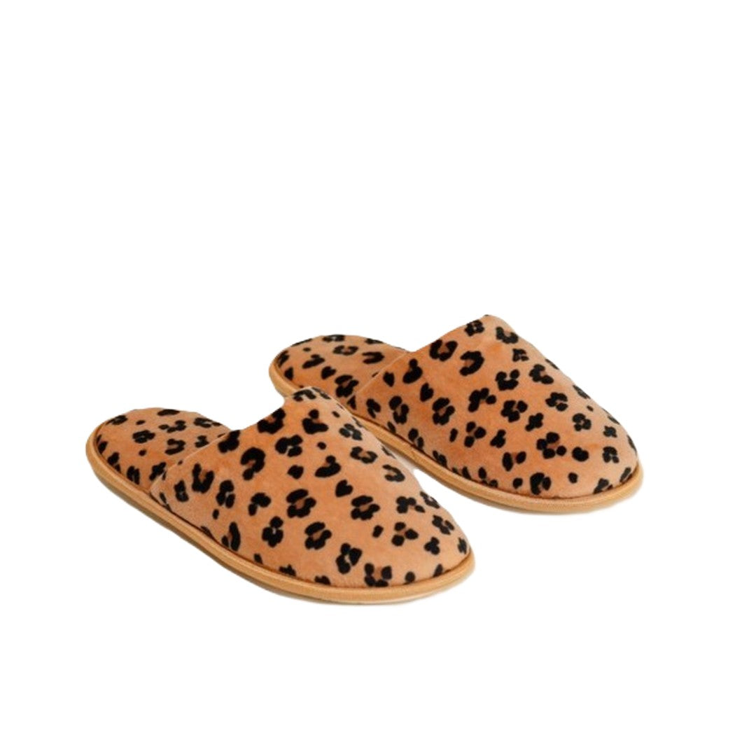 Noidinotte Pantofola Donna Ciniglia Stampa Maculata- PF003095