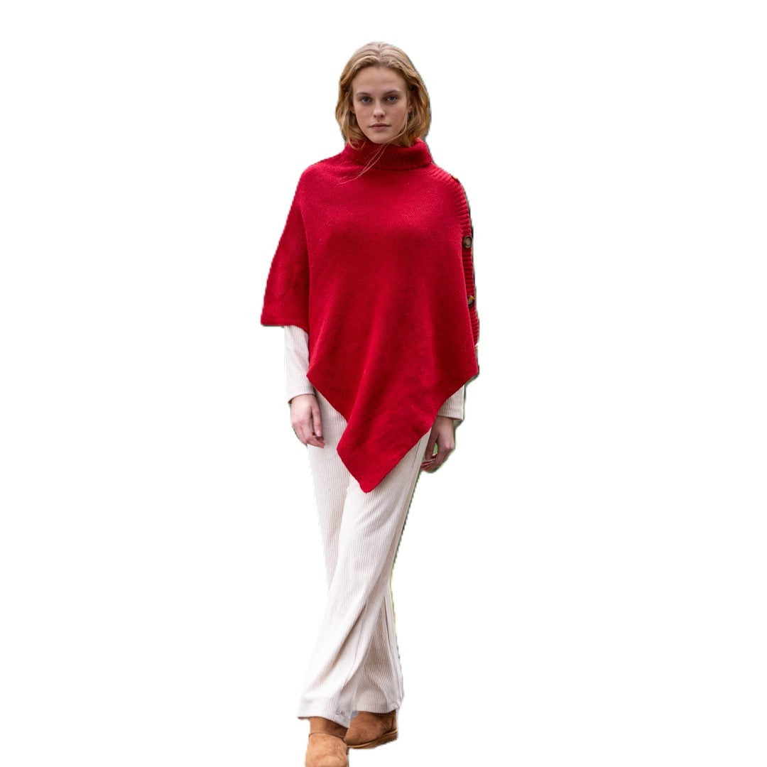 Noidinotte Mantella Con Bottoni Maglia In Poliestere  - TR001447