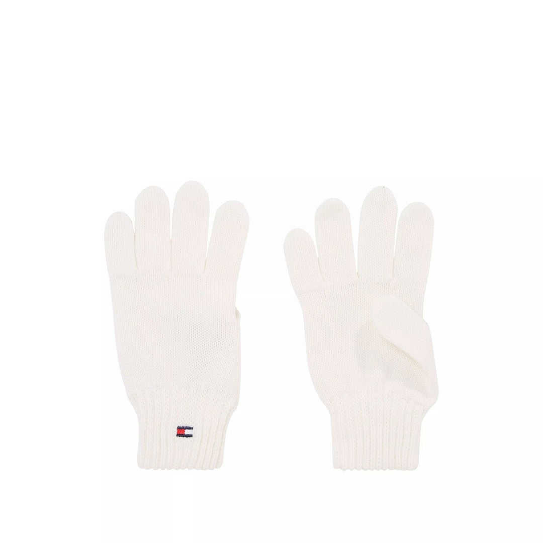 Tommy Hilfiger Kids Guanti Small Flag Kids in Maglia Morbida - AU0AU01657-YBH