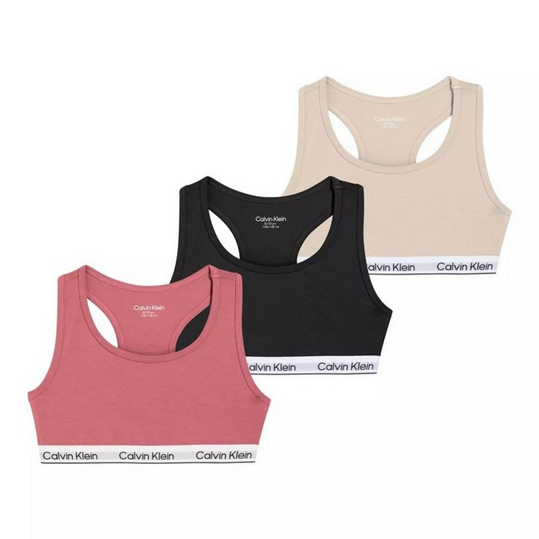 Calvin Klein Kids Bralette Bambina set da 3 - G80G800743T-0VP