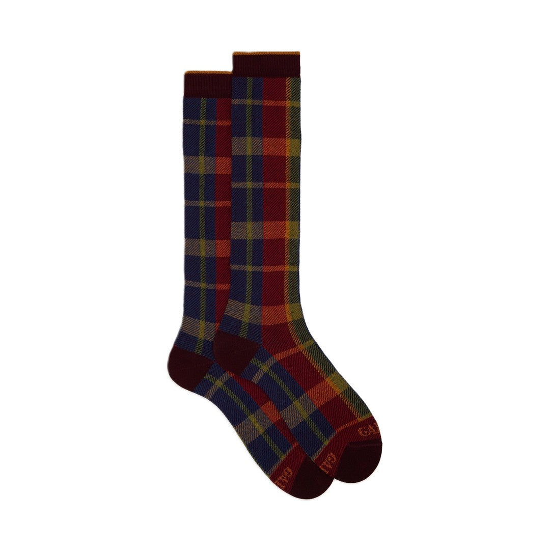 Gallo Calza Lunga Uomo Fantasia Tartan