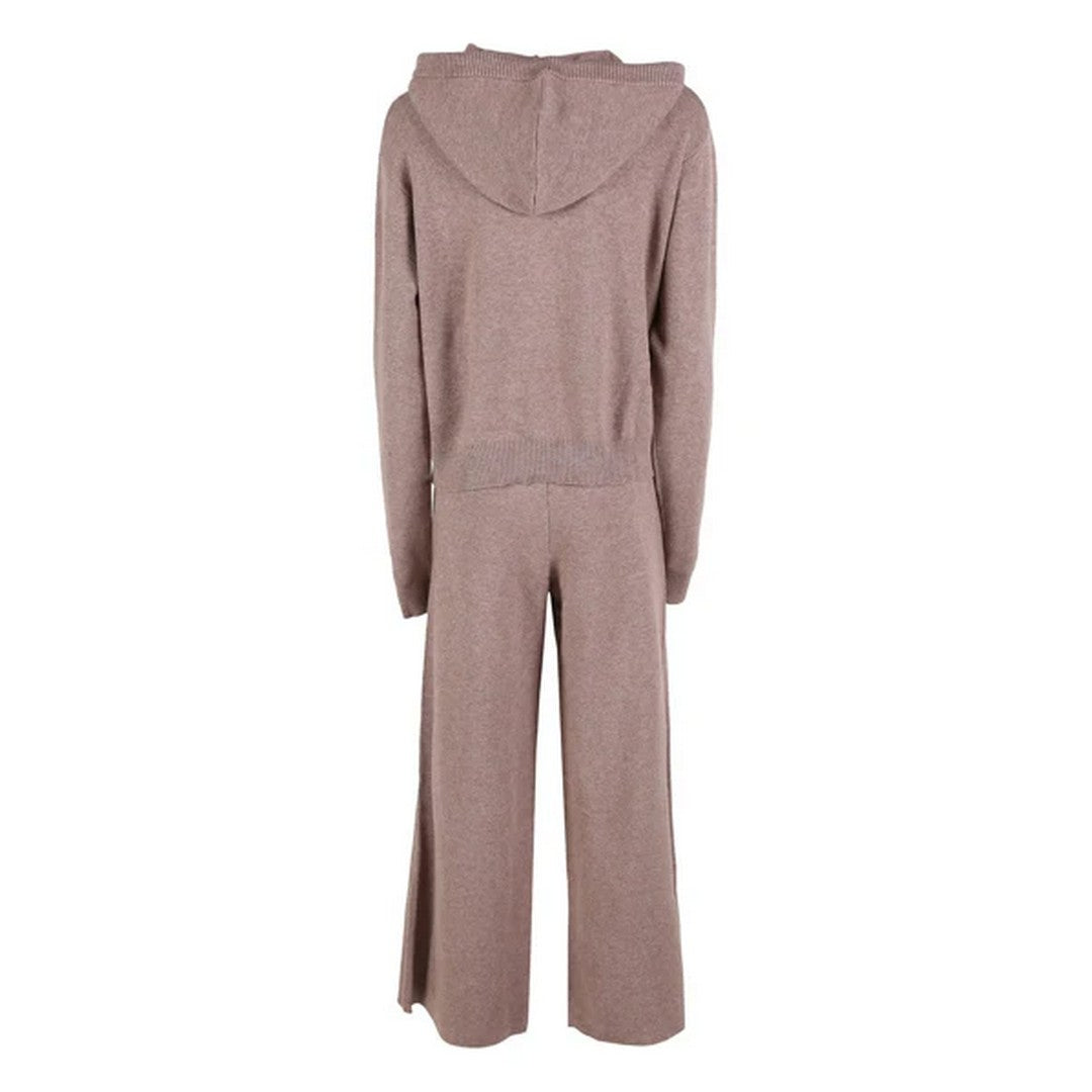 Lormar Tuta Donna con cappuccio full zip e Pantalone Palazzo