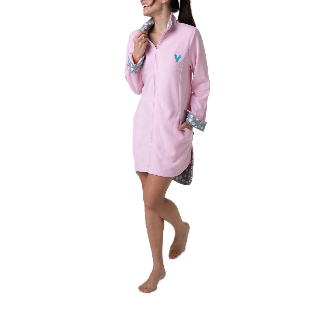 Lovable Vestaglia Donna Polar Fleece con Zip - 9L0EA