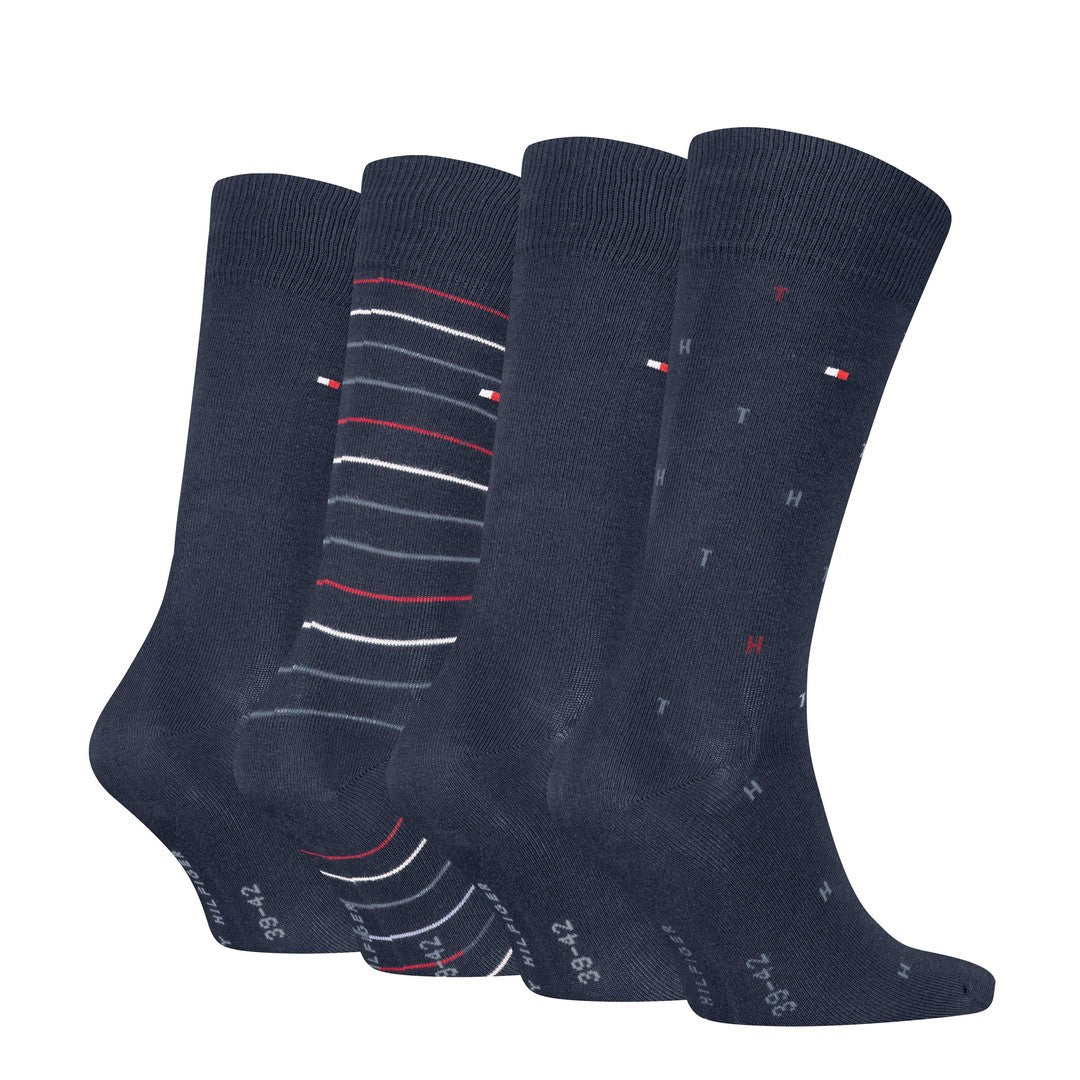 Tommy Hilfiger calze uomo x4 giftbox Blu 701235375 001